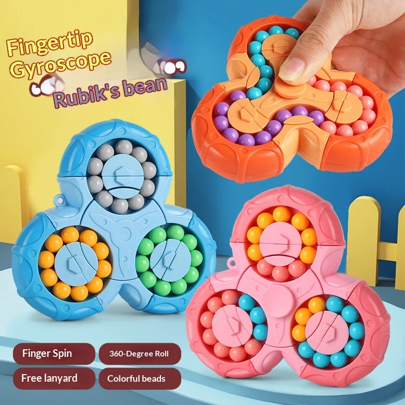 Intelligence Toy Six-Sided Magic Bean Cube Puzzle Decompression Creative Decompression Assembly