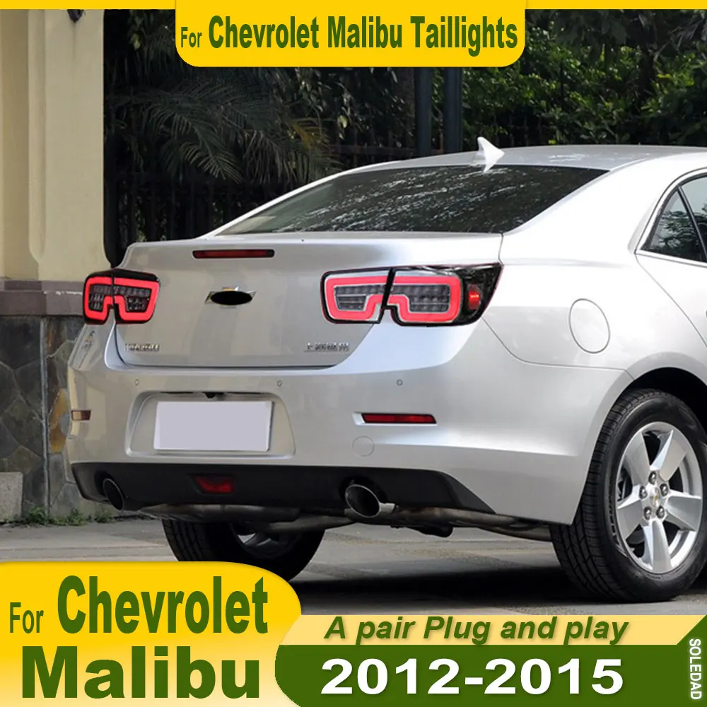 

Автомобильный задний фонарь для Chevrolet Malibu 2012 2013 2014 2015, задний фонарь, стоп-сигнал заднего хода, динамический указатель поворота, задний фонарь Plug and play