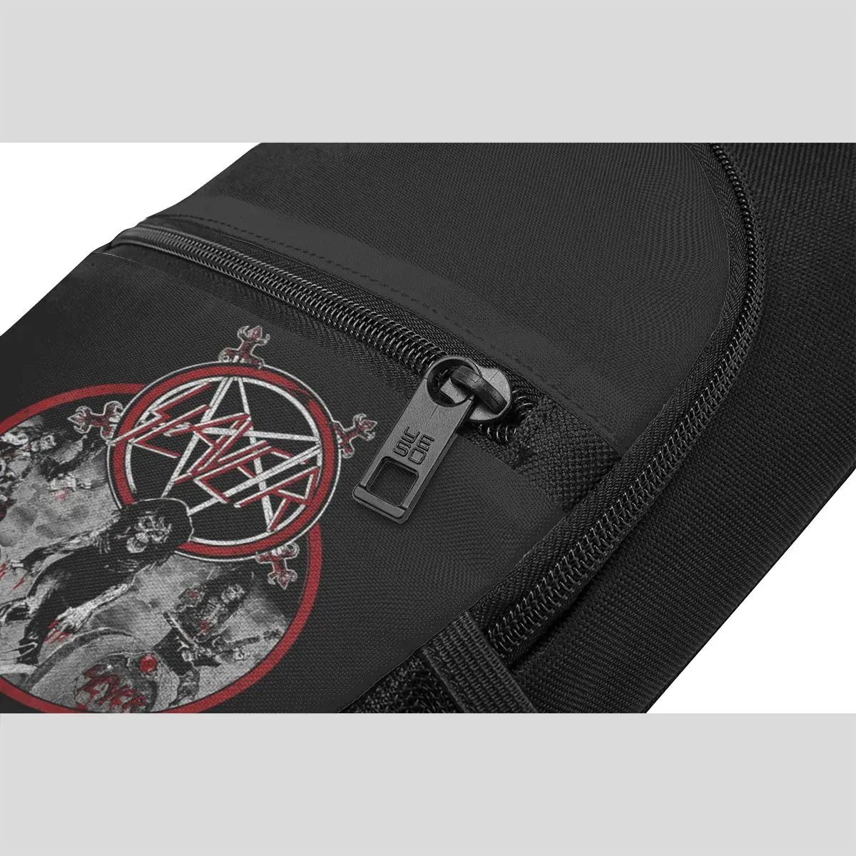 Heavy Metal Rock Slayer Live Undead Chest Bag Men Sling Crossbody Backpack Chest Bag Travel Hiking Daypack Shoulder Bag