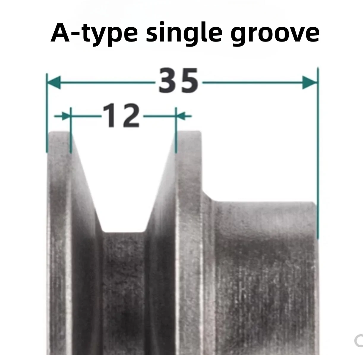 1pcs Outer Diameter :90mm Belt Pulley Single Groove 1A Cast Iron Motor Belt Pulley V-belt Pulley