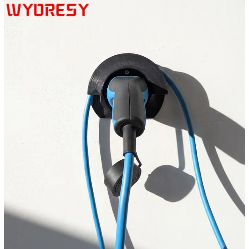 WYORESY for Universal Type2 EV (All Series) Shock Absorption Buffer Vibration Prevent Charger Damage Wall Bracket