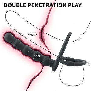 Manik-manik Anal Mainan Seks Anal Stimulasi Pijat Prostat Dildo Cincin Ayam Ganda Sumbat Pantat Silikon Mainan Seks untuk Pasangan Wanita Toko Seks 8 manik-manik anal penjualan terbaik besar - №