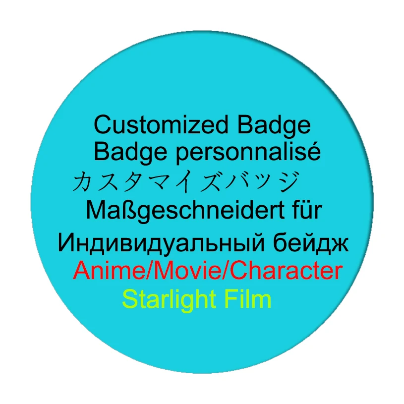 Anime Games Movie Cartoon Cosplay Badge Customized Kids Photo Icon Custom Brooch Pins Collection Badges Gift for Backpack Bags