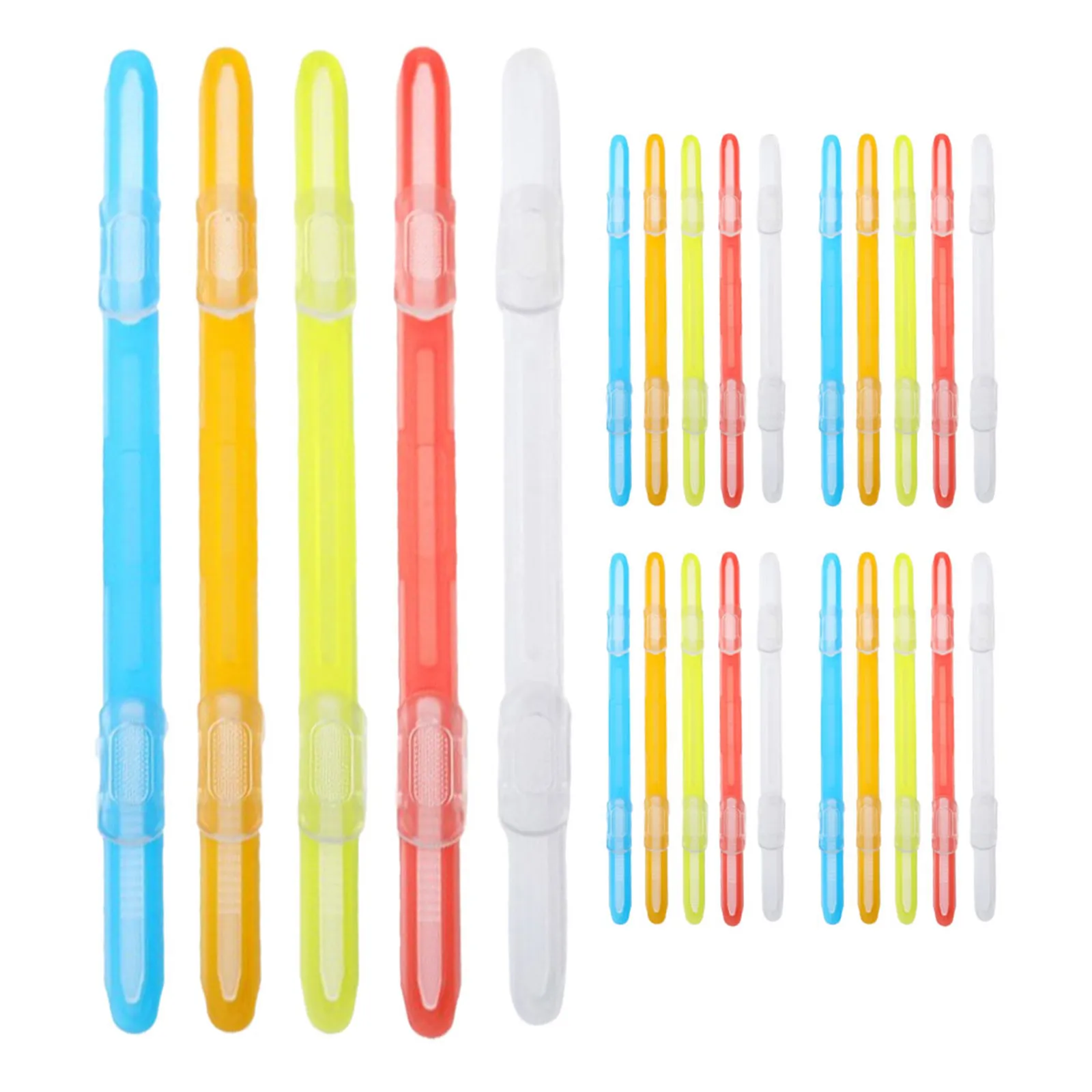 100Pcs Plastic File Fasteners Loose-Leaf Paper Clamp Document Binding Clips Office Paper Organizing Tools Portable Clips