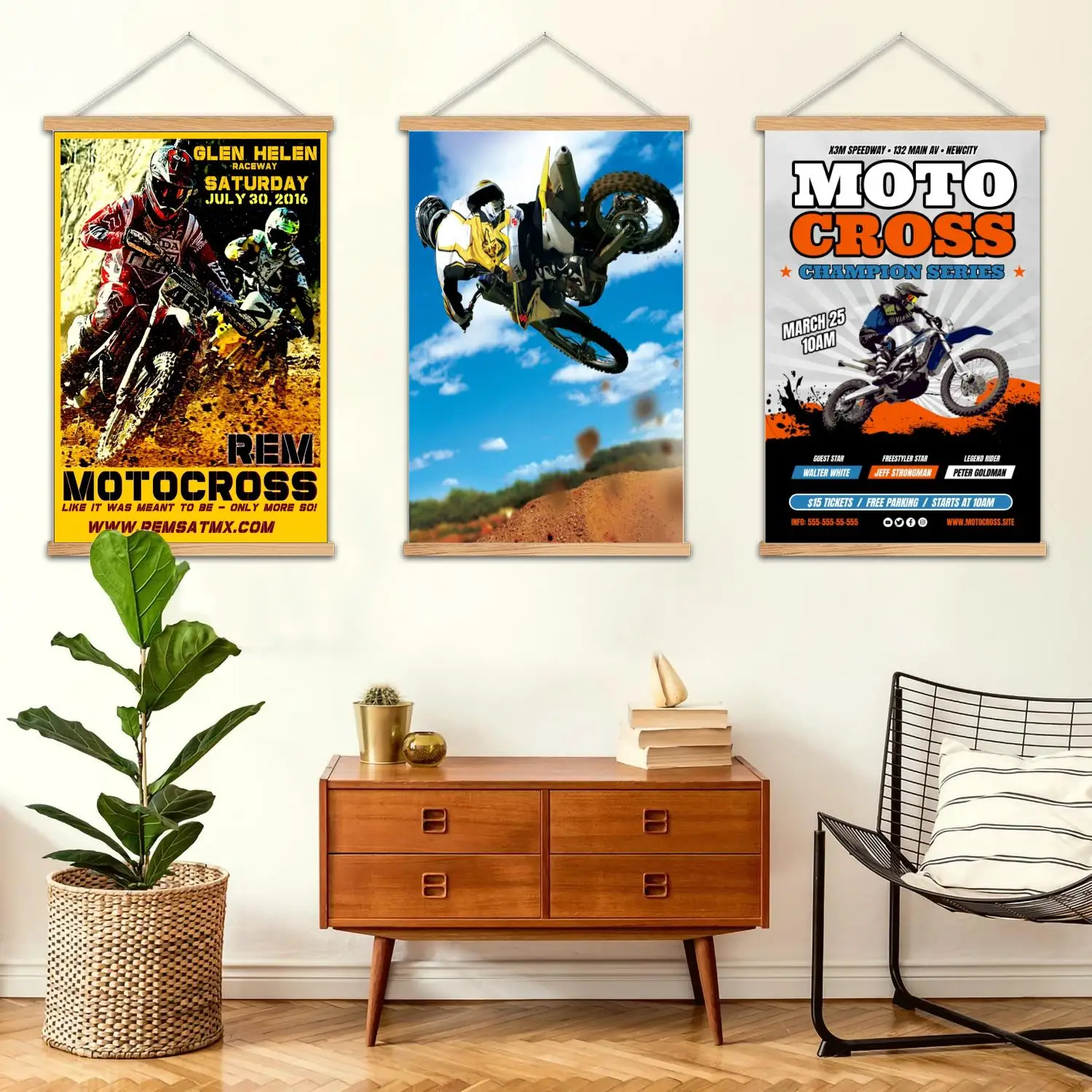 

dirt bike Extreme sport Framed Wall Painting Canvas Art Poster and Wall Art, Modern Family Bedroom Decor,Decorative painting