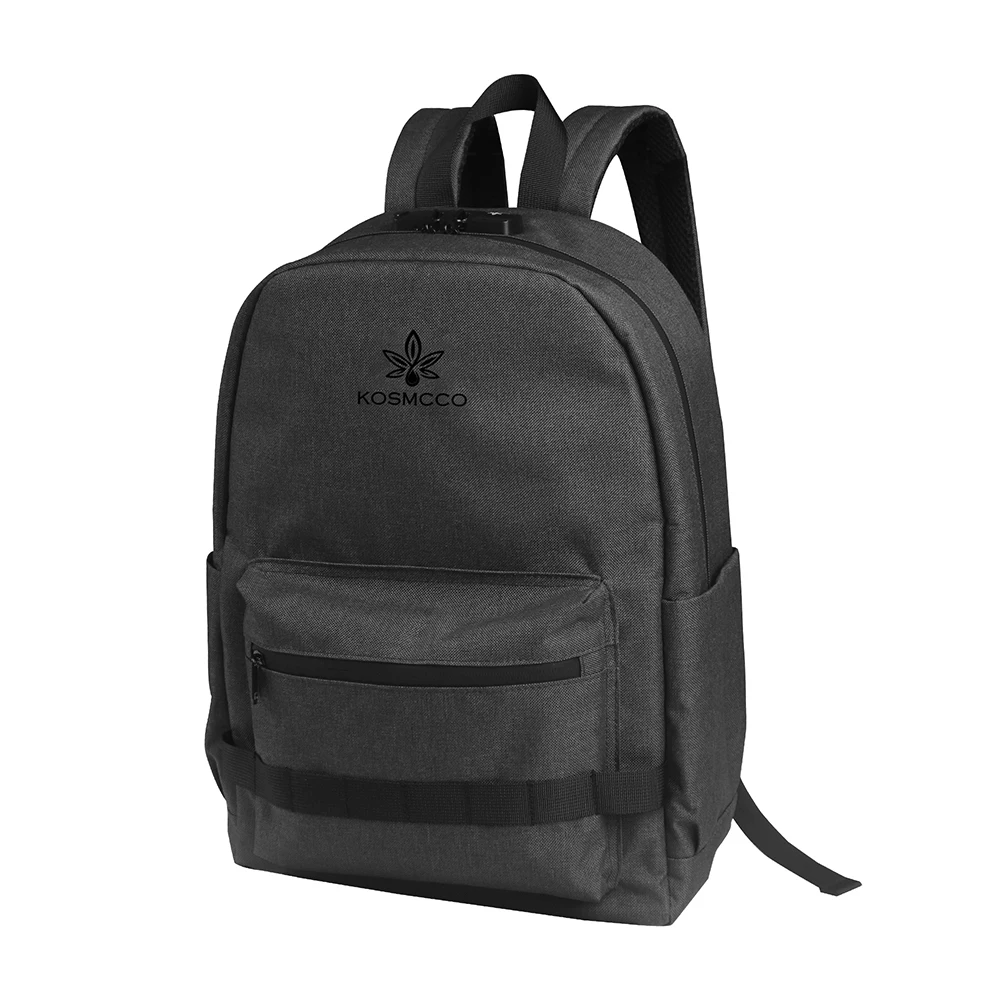Smell Proof Backpack with Lock Activated Carbon Lining Backpack for Travel Commuter Large Capacity Smell Proof Container
