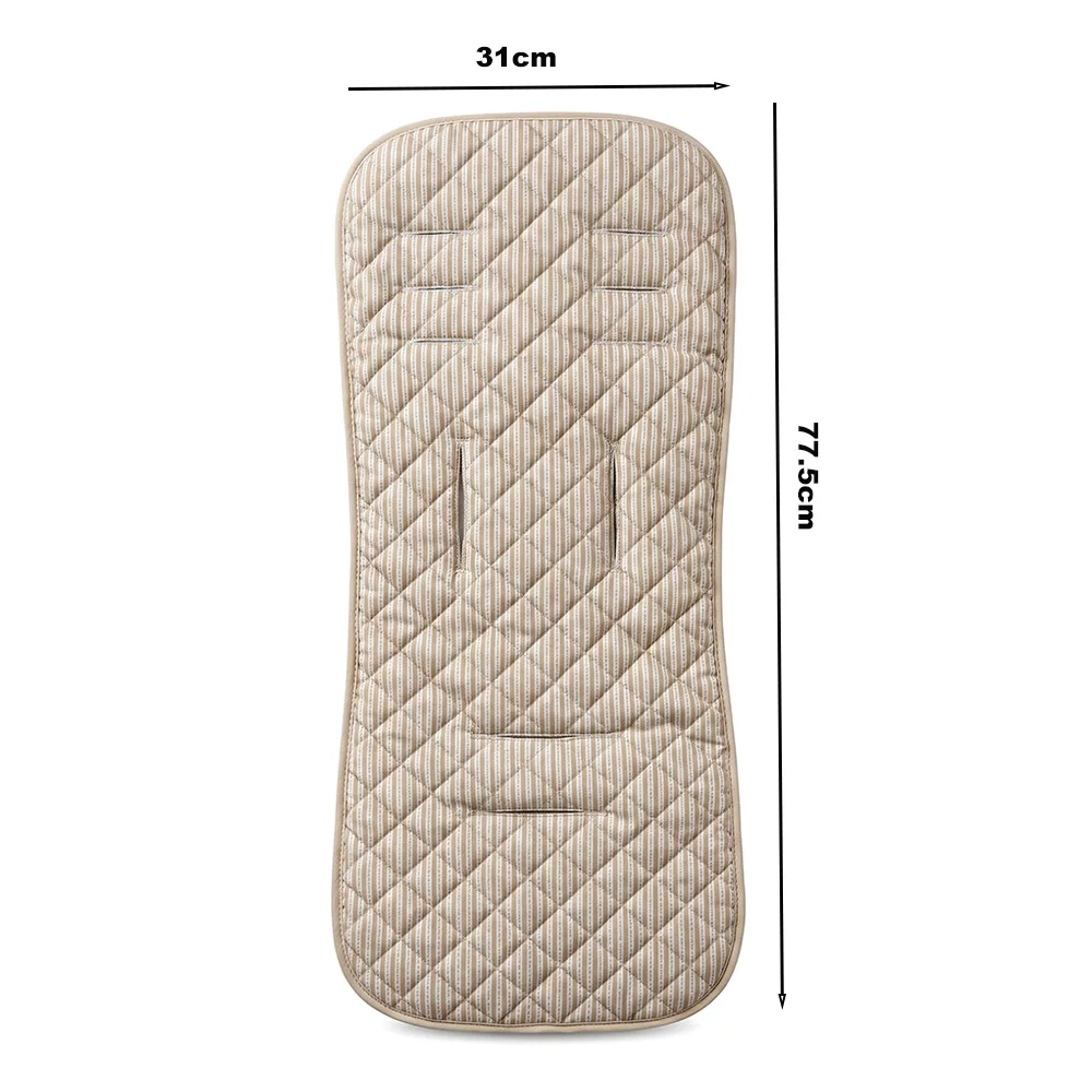 Universal Summer Cool and Comfortable Rectangular Line Design Stroller Seat Cushion