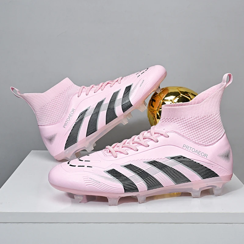 

New Men Professional Soft Football Boots Sneakers Match Soccer Shoes Ultralight Futsal High-quality TF/FG Unisex Hot Sale Cleats