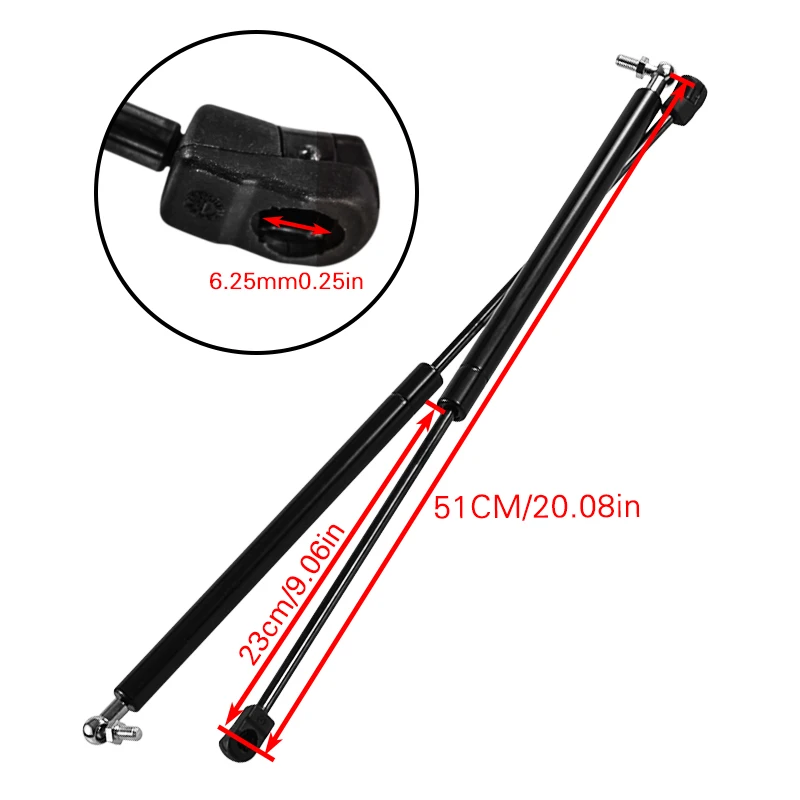 2Pcs Car Front Hood Lift Support Arm Spring With Accessories Shock Strut For Nissan QASHQAI J11 X-TRAIL T32 2014-2018