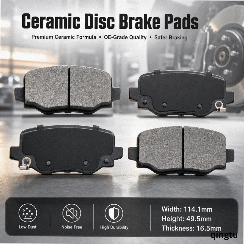 Rear Brake Pads For SAIC MG ROEWE RX8 30T 2018 2019 2020 2021 2022 10449128 Disc Brake Ceramics Accessories Spare Parts