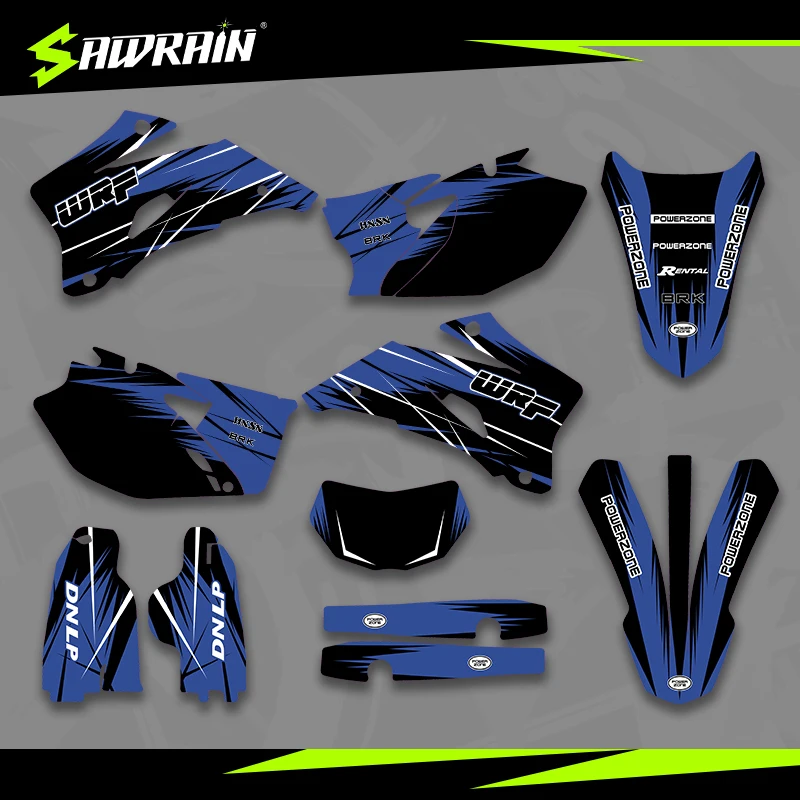 

Sawrain Motorcycle Graphics Backgrounds Decal Stickers Kits for YAMAHA 07-14WRF250 07-11WRF450 02
