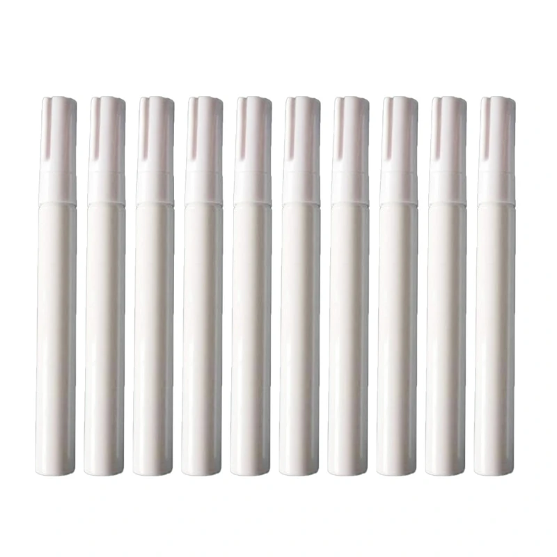 10 Pcs 3.0mm Blank Paint Pen Empty Refillable Paint Marker Blank Refillable Paint Pen Empty Marker for Student Painter