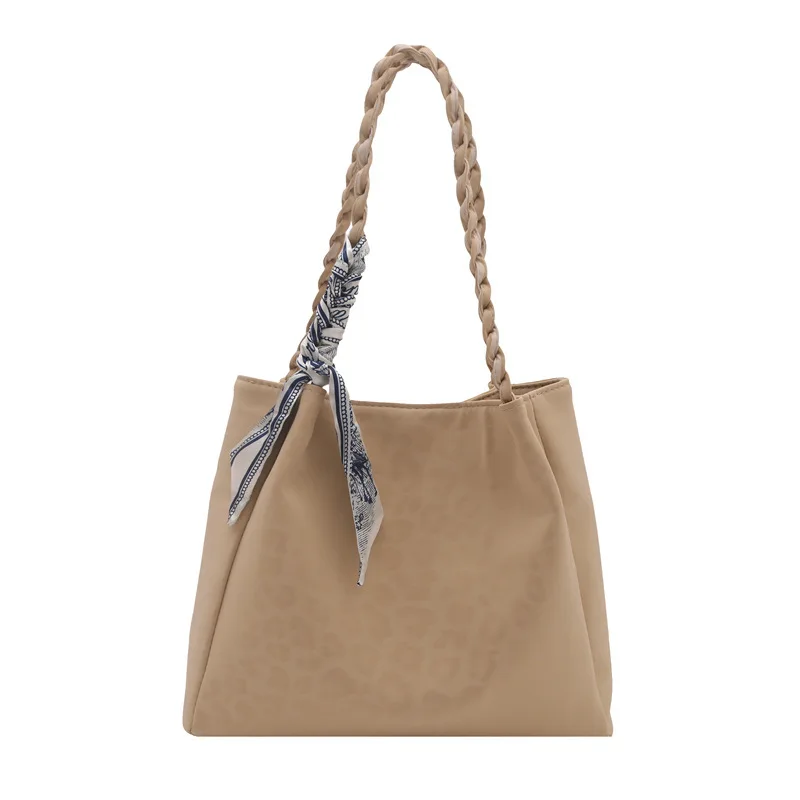 

Trendy Leopard Print Handbag Women's Bag New Large Capacity Scarf Shoulder Underarm Bag