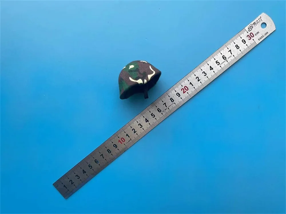 1/6th DML nowoczesny żołnierz dżungla CAMO kask zabawki Model materiał PVC dla 12 "figurka lalka scena komponent DIY