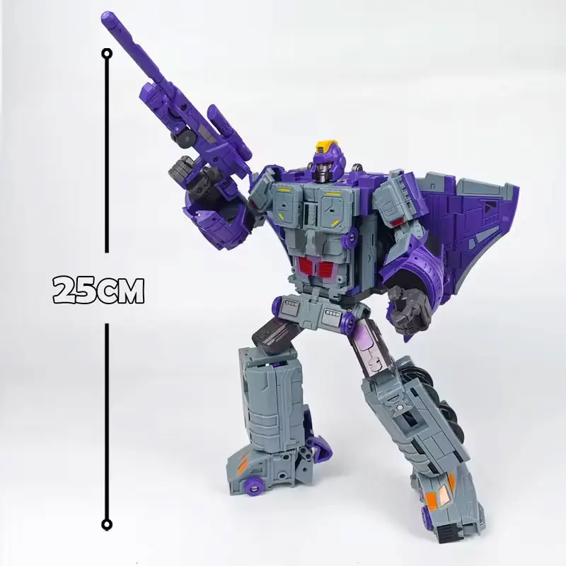 En STOCK transformación G1 DX9 D05 Astrotrain tren grande Chigurh DX9 Triplee/Changer Thomas figura de acción Robot juguete para regalo