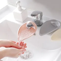 1Pcs Faucet Extender Solid Color Sink Handle Extension Bathroom Kitchen Accessories Reach Faucet Hand Washing