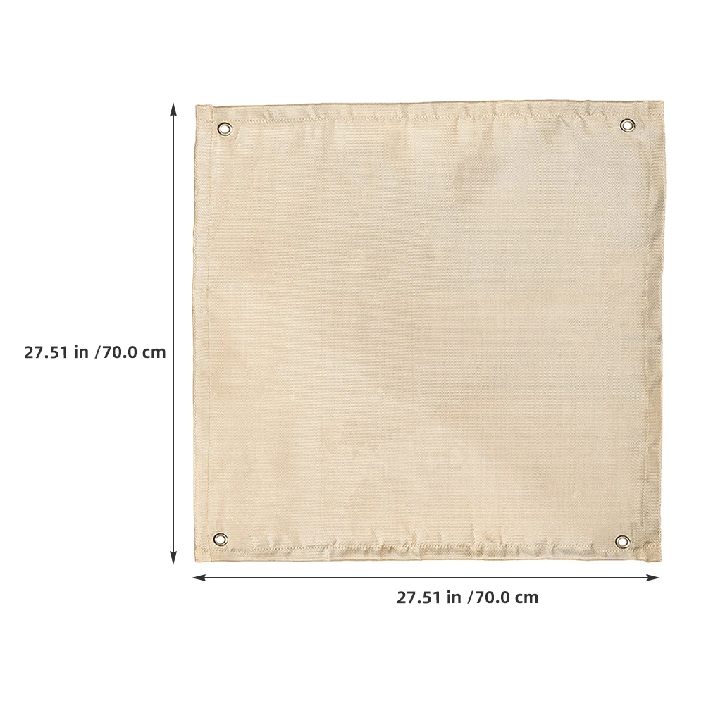 

Fireproof Blanket 70x70cm Welding Mat Camping Fiberglass Insulated Heat Resistant Blanket for Smoker BBQ Welders Protection