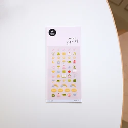 Korean Import Suatelier Today Life Simple PVC Mini Sticker Scrapbooking Diy Journaling Diary Stationery Sticker School 127