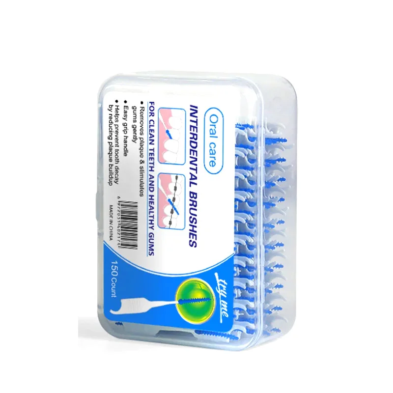 150/40pcs Silicone Interdental Brushes Tooth Cleaning Dental Floss Toothpicks Dental Dentistry Brush Between Teeth Water Flosser