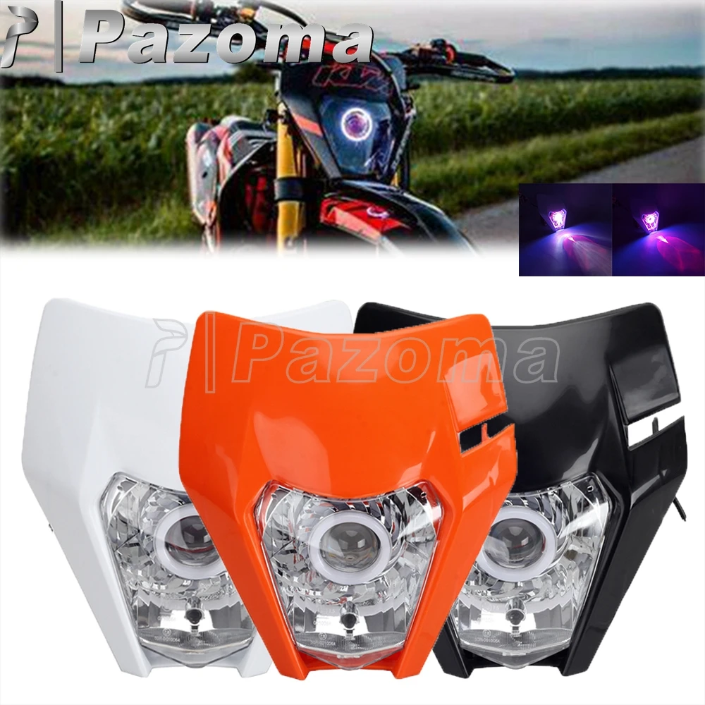 Motorcycle Head Light LED Headlight Dirt Bike Enduro Dual Sport Motocross Headlamp For EXC EXC-F XC-W 690 SMC R FC FE TE 14-2021