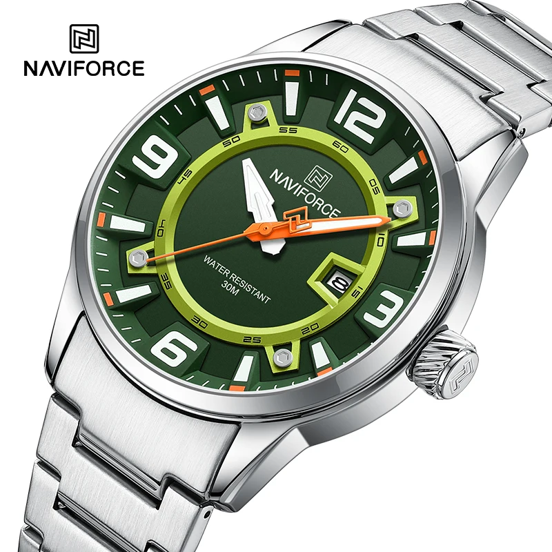 NAVIFORCE Brand Fashion Men Watch Waterproof Luxury Luminous Male Calendar Quartz Wristwatch Relogio Masculino 2024 New Arrival