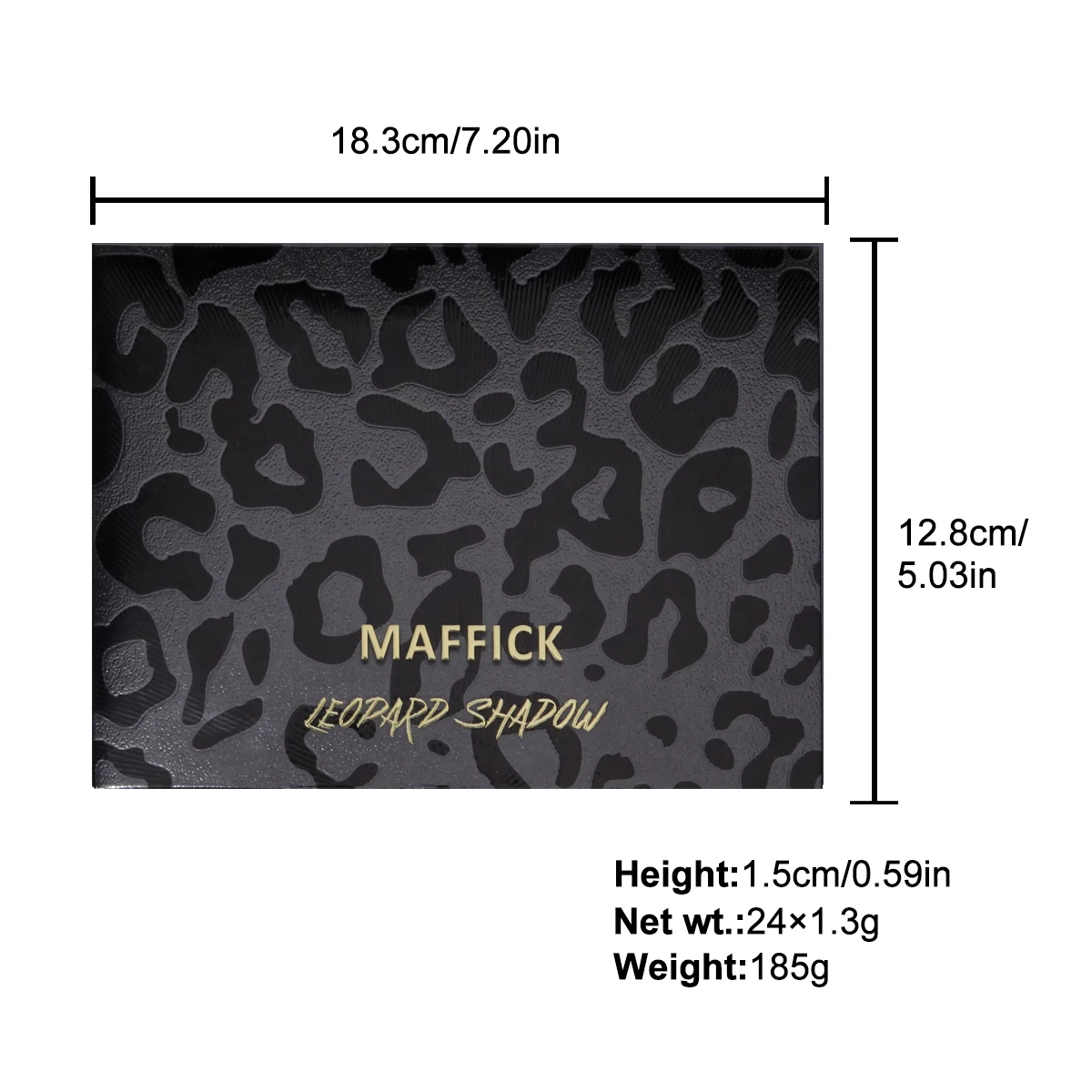 MAFFICK 24 color leopard eye shadow palette chameleon dragon pearl matte makeup effect lasting eye shadow