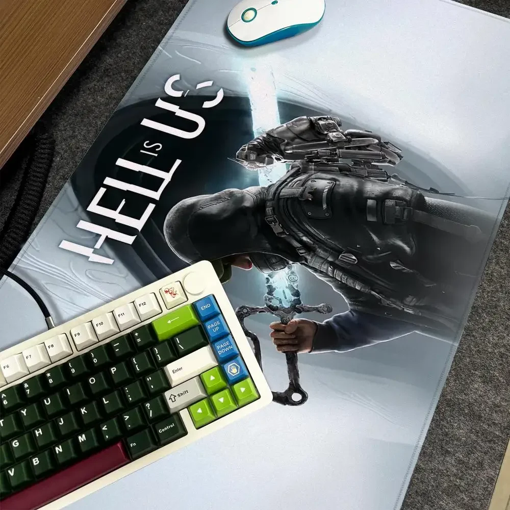 Us Mouse Pad Xxl Computer Large Size Non-slip Gamer Keyboard H-Hell 90x40cm Is Art Design HD Deskmat