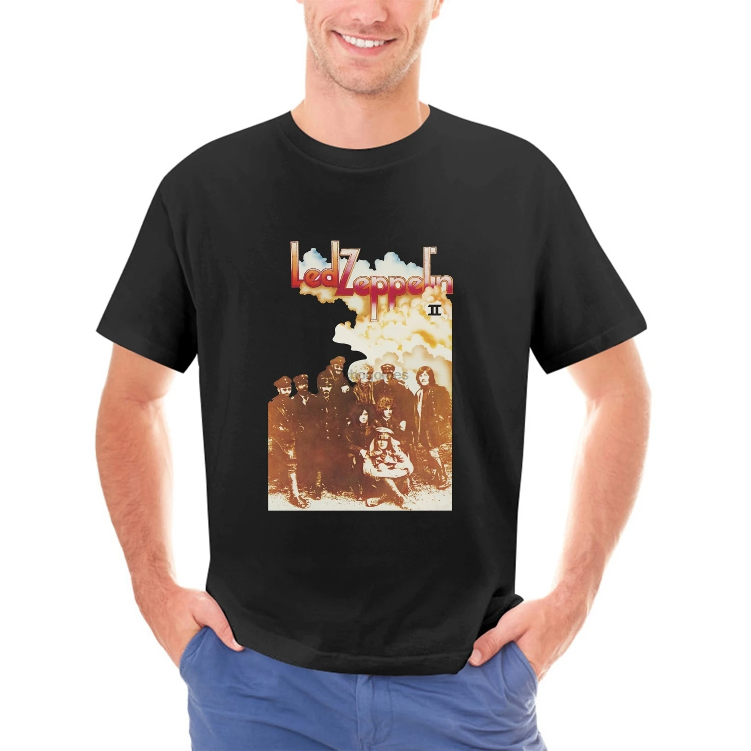 #LED#ZEPPELIN# II NEW BROWN T-Shirt Unisex Reprint Men Women ET0785