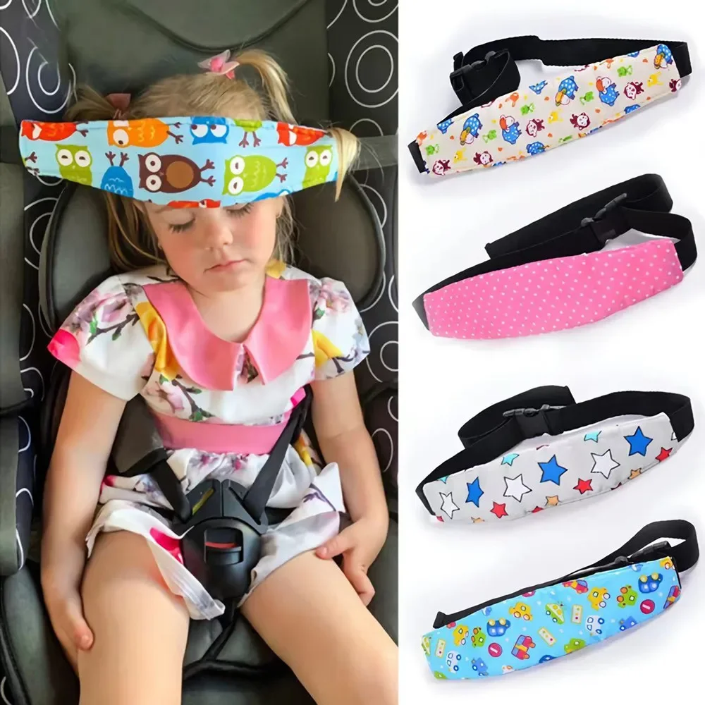 Infant Baby Car Seat Head Auto Sleeping Headrest Support Children Belt Fastening Belt Adjustable Sleep Positioner Baby Saftey Pi
