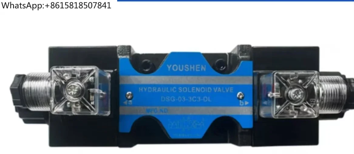 Hydraulic valve Solenoid directional valve DSG-03-3C3-DL 220V single double head valve