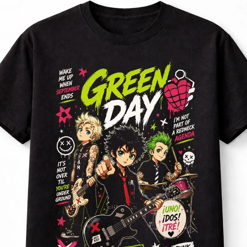 Green Day American Idiot Basket Case Punk Rock Unisex T-Shirt