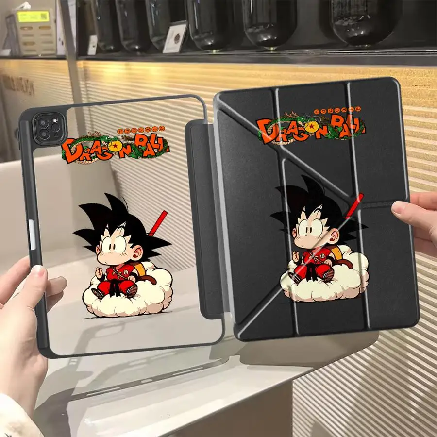 Dragon Ball Cute Goku Holder Cover Tablet Case For iPad Pro 2025 Pro 11th 10th 9th 8th 7th 12.9inch Mini 6 7 Air 4 5 M3 M2 1 2