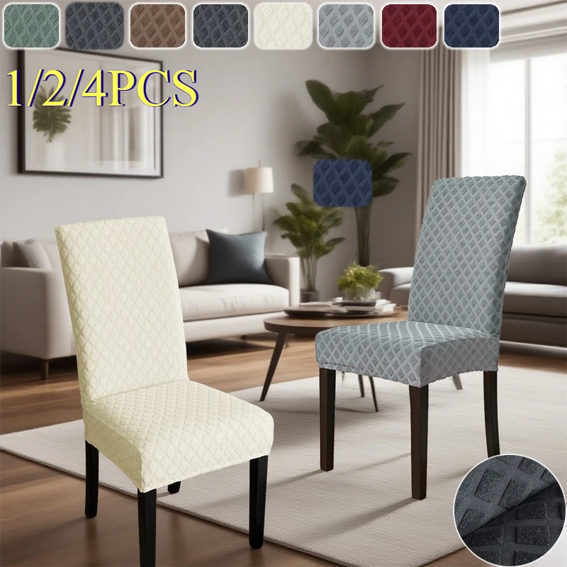 

Home Dust-proof Chair Cover All-inclusive Elastic Non Slip Seat Protector for Dining Room Kitchen Home Decor Sillas Para Comedor