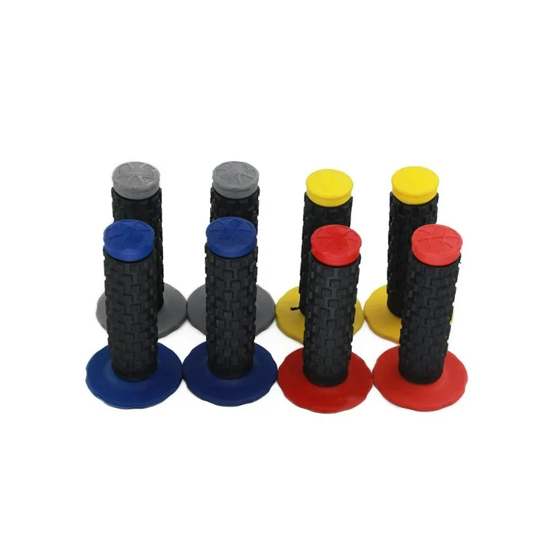 Empuñaduras universales para manillar de moto de cross de 7/8 ''y 22 mm - Empuñaduras de goma cómodas para modificación de motocicletas todoterreno