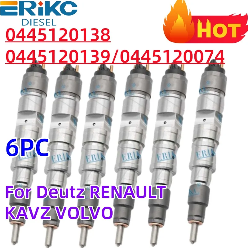 0445120138 0445120139 0 445 120 074  20806011 21006084 04902525 0445120074 Diesel Fuel Injector For Deutz RENAULT KAVZ VOLVO