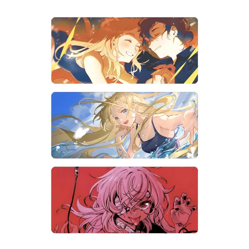 time loop anime S-Summertime Rendering Mouse Pad Mousepad Large Gaming LockEdge Thickened PC Table Desk Mat