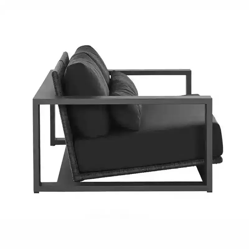 

Aluminum alloy outdoor sofa coffee table combination courtyard villa outdoor terrace wine