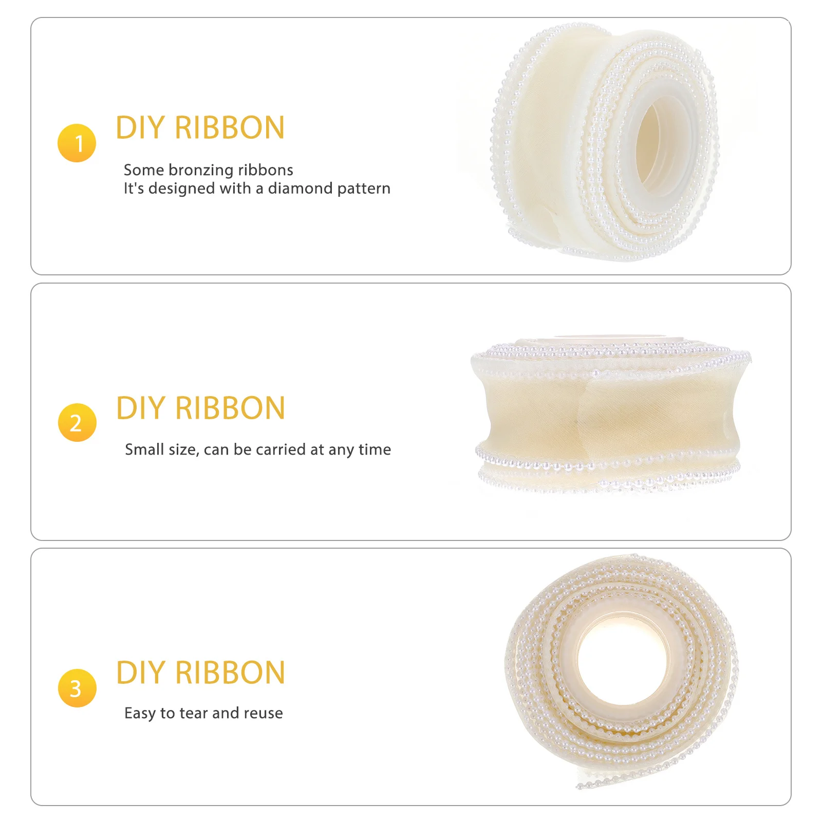 

1 Roll Pearl Gauze Premium Wrapping For Wedding Gifts Birthday Crafts Diy Packaging Flower Bouquet Pearl Trim Gauze Ribbon For