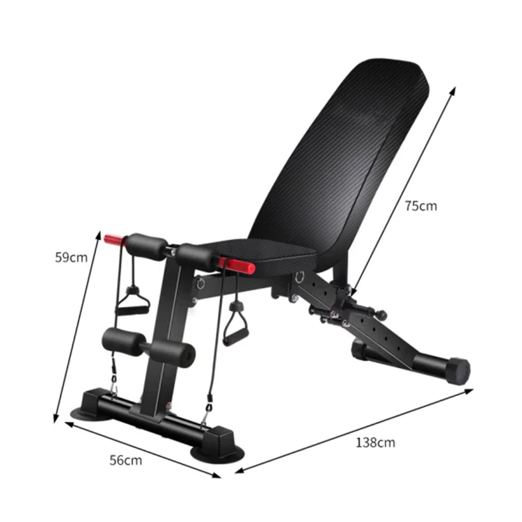 Workout Dumbbell Bench Press Gym Home Fitness Weight Foldable Exercise Chair Bench Press