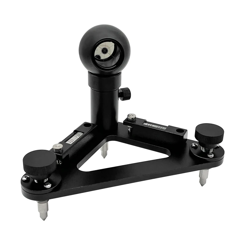Set di prismi di monitoraggio sferico in rame argento TLF con base accurata per parti e accessori di strumenti della stazione totale