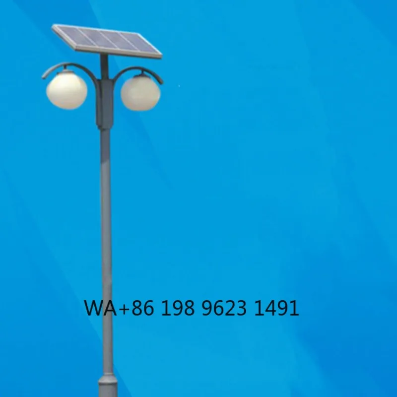 

Custom Solar Lawn Pillar Lamp Outdoor Pedestrian Streetscape Decoration Garden Lighting