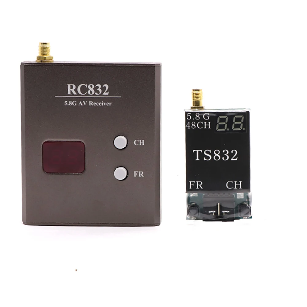 TS832/RC832/RC832H 48Ch/40Ch 5.8G 600mw 5km Wireless AV Receiver Transmitter for FPV Multicopter RC Aircraft Quadcopter