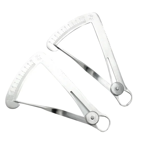Imagen 2 del producto Calibrador Dental de 0-10mm, calibrador de cera, calibrador de corona para Metal, instrumentos de regla de medición de espesor de acero inoxidable