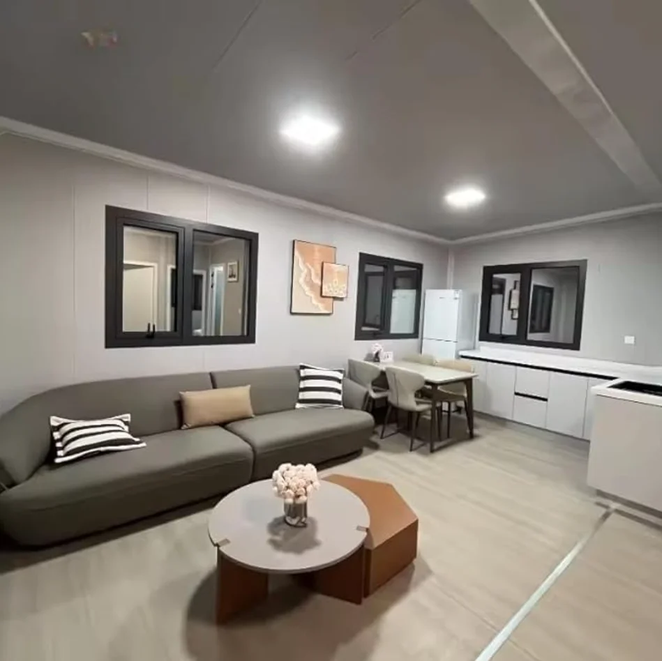 Modern Prefabricated Modular Building with All in One Plug Play Facility and Solar System Ready for Off Grid Living