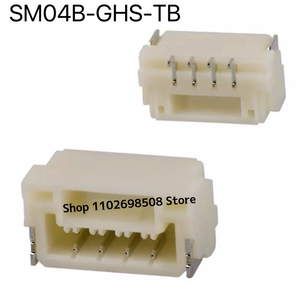10 pezzi, CONN SMD R/A 4POS 100% MM Testa- SM04B-GHS-TB, SM05B-GHS-TB nuovo, 1,25