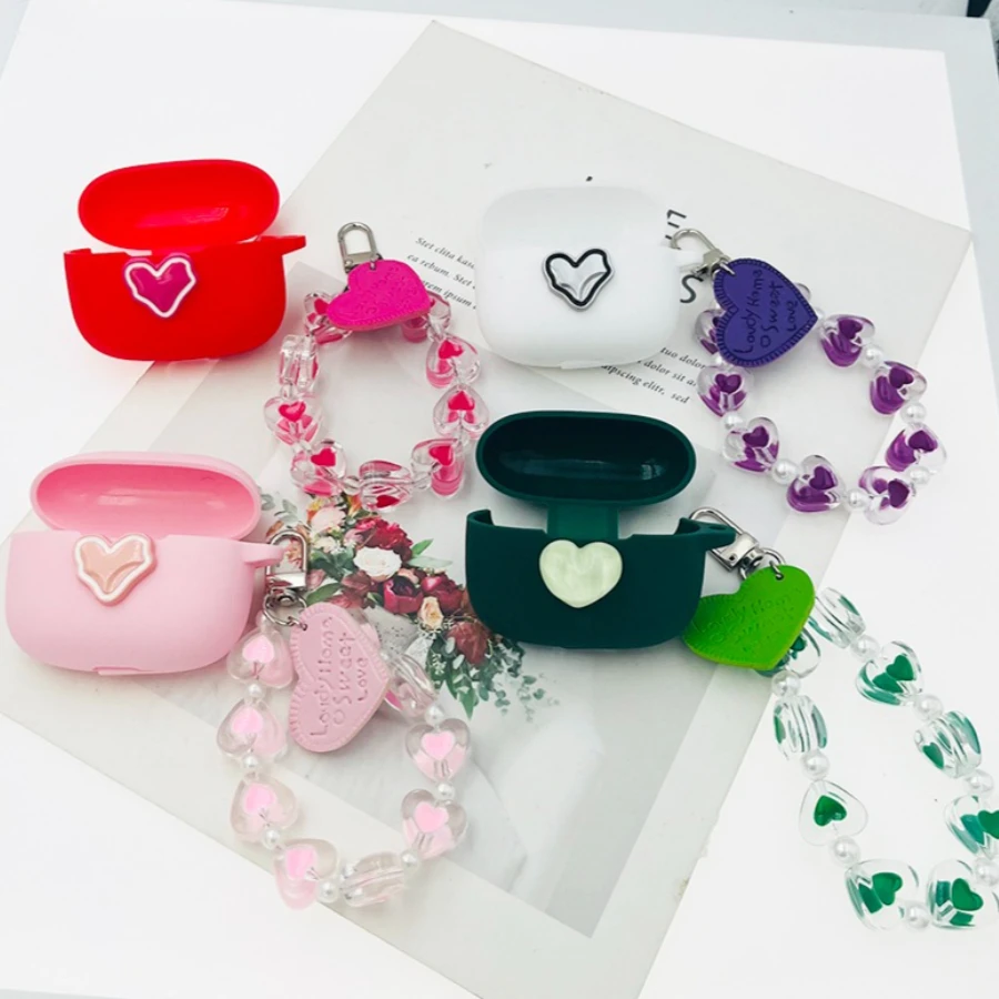 غطاء سماعة أذن على الموضة لهاتف HONOR Choice Earbuds X7 Lite /LCHSE X7Lite X7e /TiinLab S7 X7i حافظة من السيليكون مع غطاء مفتاح #1