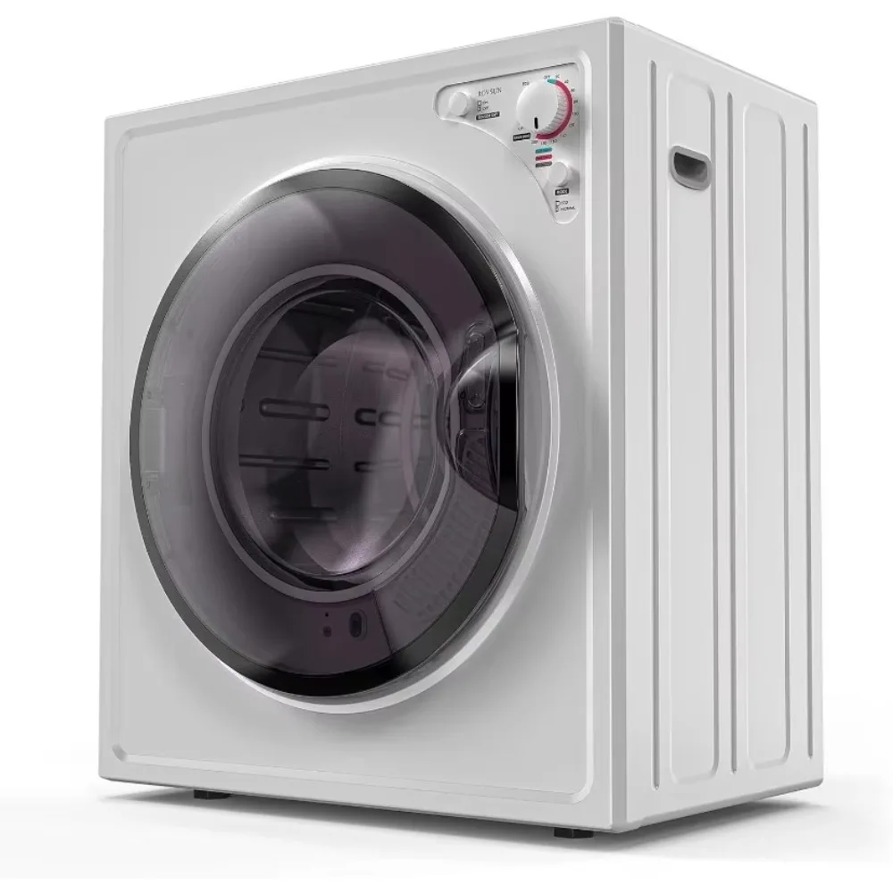 

2.6 Cu.Ft Portable Clothes Dryer,110V 1400W Electric Compact Front Load Tumble Laundry Dryer with Stainless Steel Tub