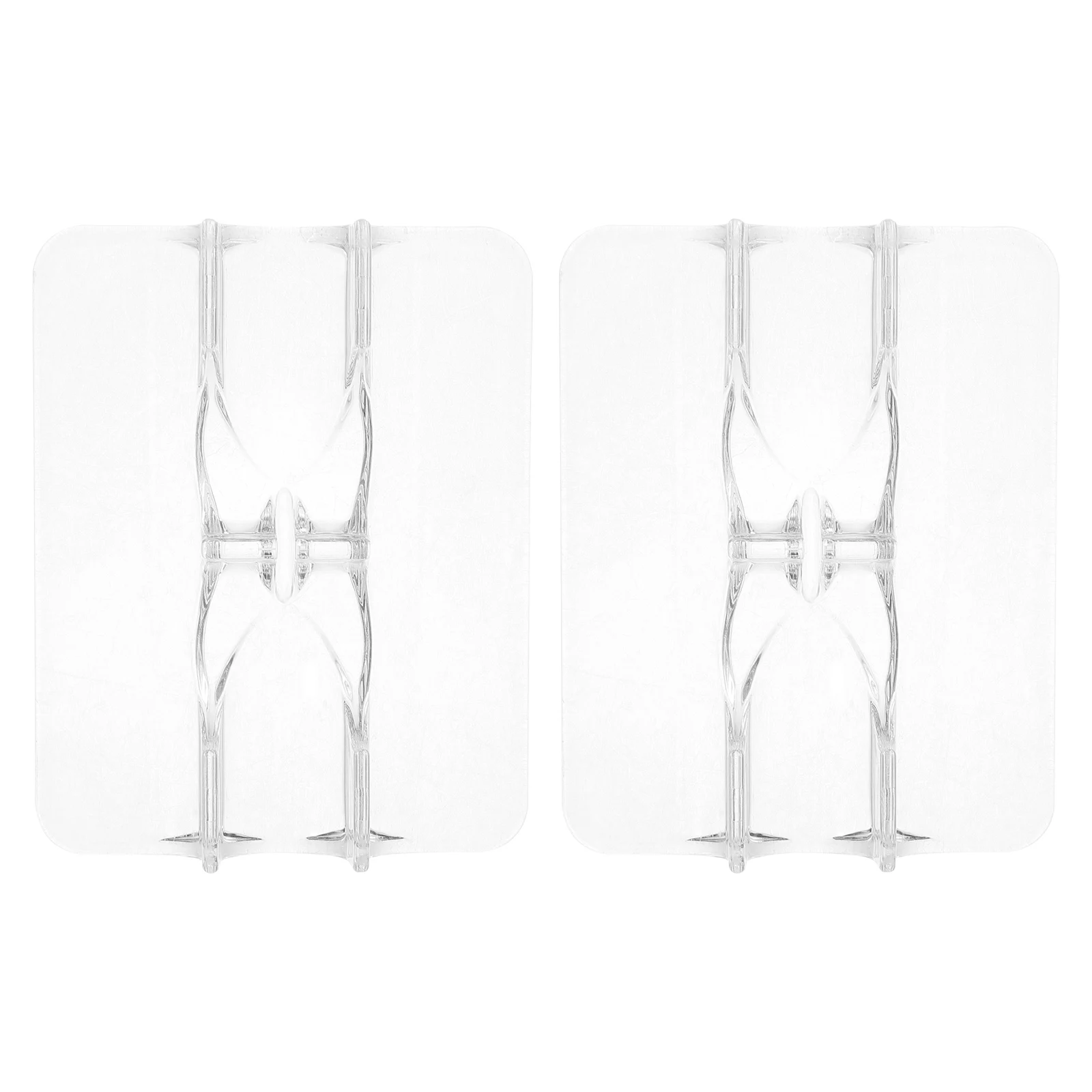 

2pcs Ice Skate Display Stand Transparent Roller Skates Holder Rack Inline Skate Shelf Stable Support Universal Fit for Skating
