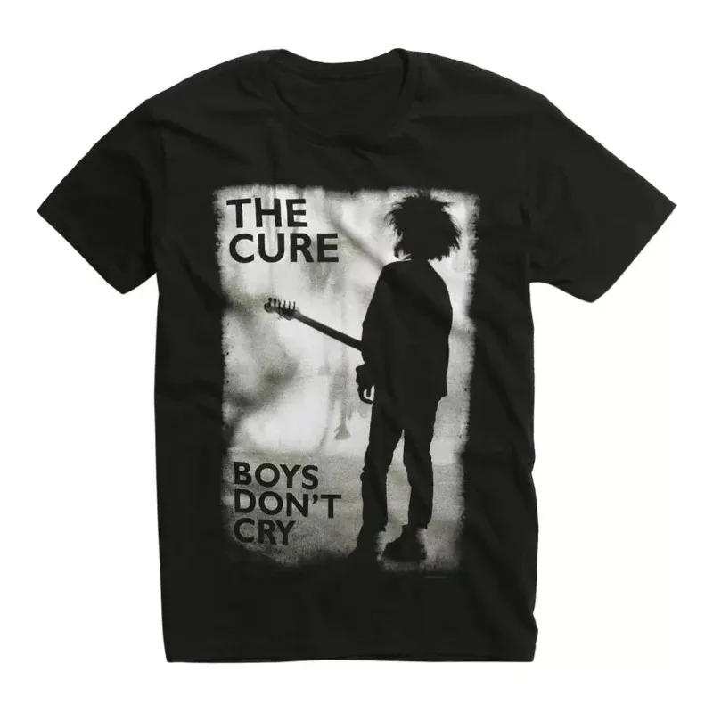 Y2K The Cure Theme T-shirt Summer Cotton Oversized Men Women New Retro Street Wear Hip Hop Casual Fashion Female Male T-shirt