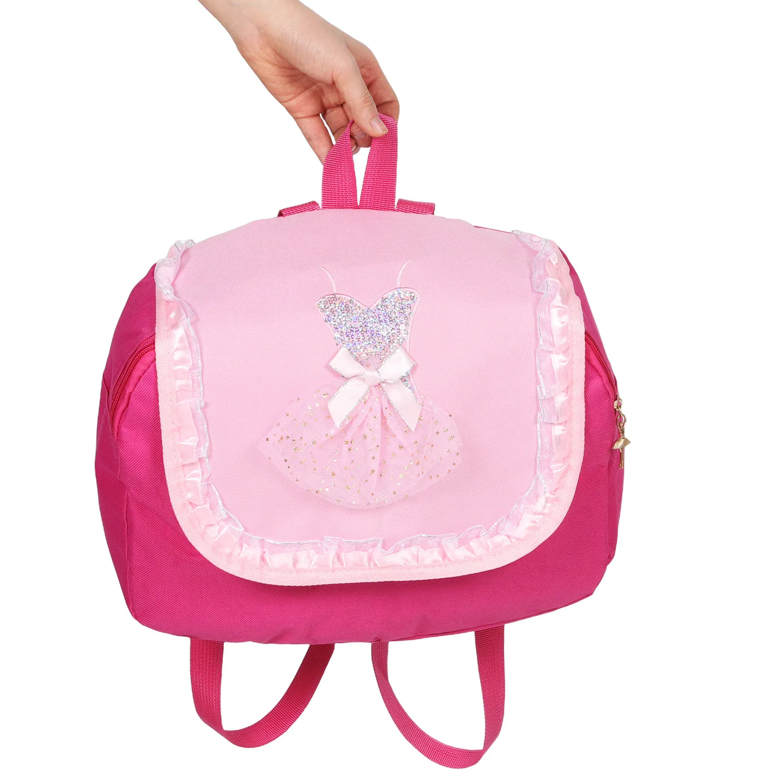 

Рюкзак для девочек для занятий балетом, легкий, в стиле принцессы, с просторными отделениями, эргономичными лямками для удобной переноски